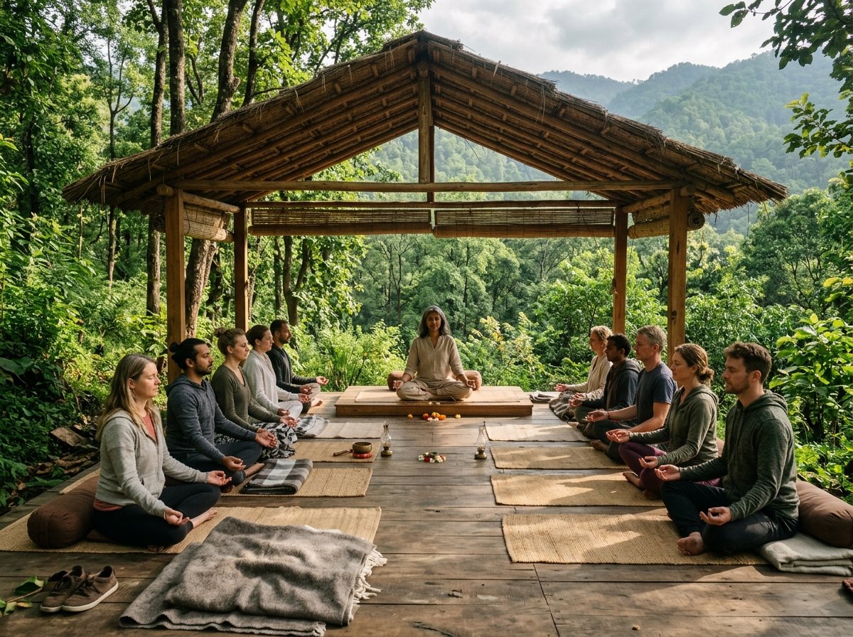 Mindfulness and yoga therapy pavilion
